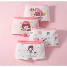 Kit 12 Calcinha Box Boxer Shortinho Short Cueca ( 100% Algodão ) ( INFANTIL) Atacado