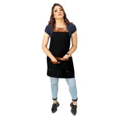 Avental feminino para cozinha cafeteria barman barista atendimento onza plus