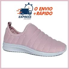 Calce facil infantil sem cadarço slip on tenis menina barato direto da fabrica nude rosa macio espuma