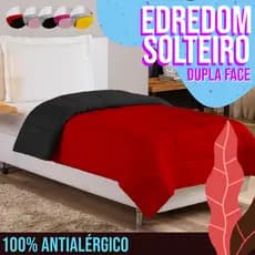 Cobertor Edredom Solteiro Avulso Dupla Face - Não Encolhe e Não Desbota