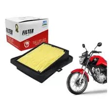 Filtro de Ar Honda Titan Fan Start 150 160 Cargo 125i 2014 a 2024 Modelo Original Valflex