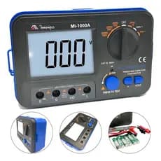 Megômetro Digital Minipa MI-1000A Medição Resistência Isolação 1000V