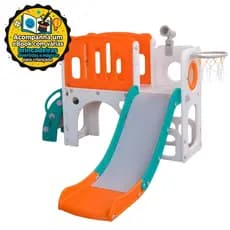 Playground Infantil Para Crianças Freso Baby Laranja e Verde