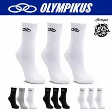 Meias Olympikus Cano Médio Kit 3 Pares Original Com Nota Fiscal