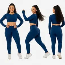 Calça Legging Fitness Feminina Empina Bumbum Modeladora Cintura Alta Poliamida - Timtim Fitness