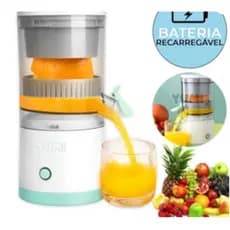 Espremedor De Laranja Frutas Elétrico Portátil Bivolt Extrator Recarregável USB