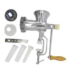 Moedor De Carne Manual Nº10 Bestfer Com Funil Para Fazer Linguiça E Biscoito Aço Reforçado Cozinha