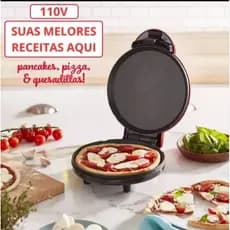 Forno Elétrico Antiaderente De Bancada Pizza Crocante 1000w