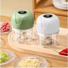 Mini Processador de Alimentos Elétrico USB Recarregável – Triturador de Alho, Cebola, Temperos e Papinha de Bebê