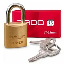 Cadeado Pado LT-25mm com 2 chaves