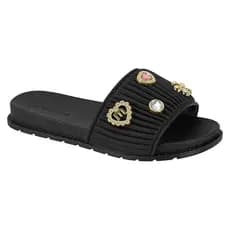 Sandalia Chinelo Slide Infantil Menina Molekinha Botons Pins Rasteira Macia Confortável Casual