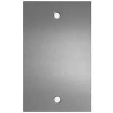 Placa espelho Tampa Cega de Piso 4x2 Aluminio para caixa tomada