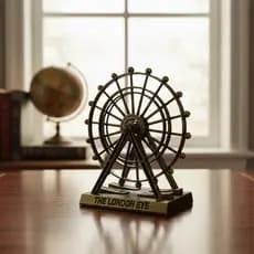 Enfeite De Metal Decorativo Roda Gigante Pequeno
