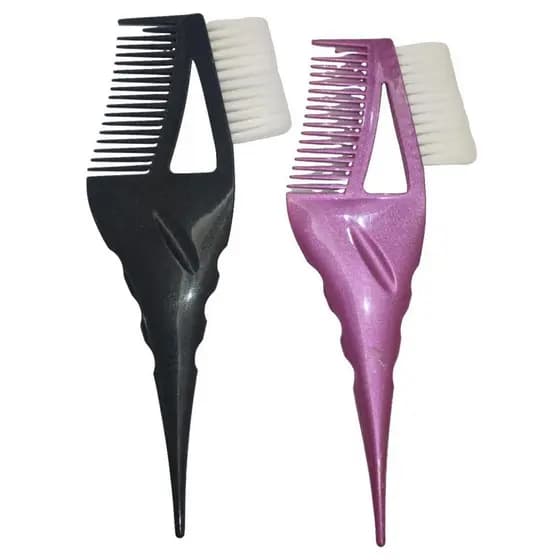 Pincel pente Para Mechas e coloração nuance com brilho