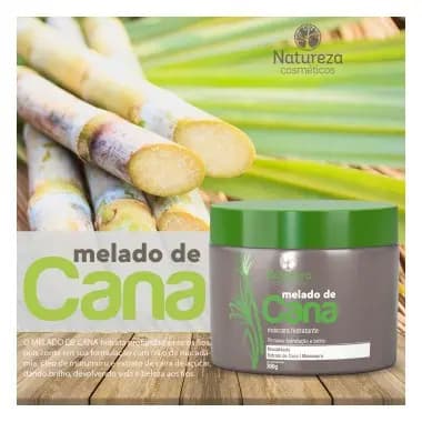 Máscara Hidratante Melado De Cana Natureza Cosméticos 300g