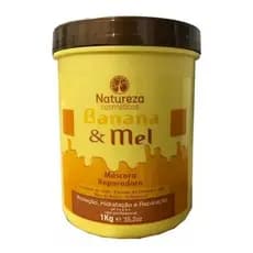 Máscara hidratante reparação Natureza Cosméticos Banana E Mel 1kg
