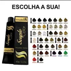 Souple Color Coloração Tintura Para Cabelo Souple Liss 60g