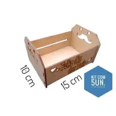 kit 5 Caixinhas caixotes MDF decoração, lembrancinhas 15*10*06cm - dia dos pais