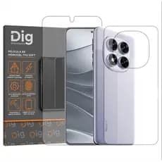 kit Película Hidrogel frente e traseira, Xiaomi note 14Pro, note 15, note 15Pro, note 15pro5g