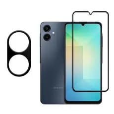 Película Vidro 3D + Película Vidro 3D Câmera Traseira Para Samsung Galaxy A06
