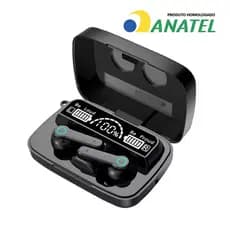 Fone de Ouvido Bluetooth M19 sem fio Gamer Stereo Homologado Anatel - Universal, compatível com iPhone Sansumg