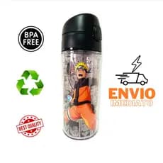 Garrafinha Infantil Resistente 270ml Garrafa Com Canudo em Silicone Livre de BPA
