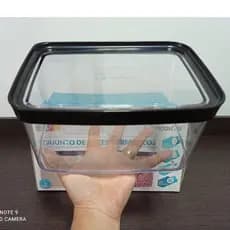 Pote de 2,5L Hermético Para Mantimentos Arroz Feijão