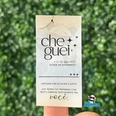 Lacre para Caixa 4x8cm - “Cheguei! E eu sei que você estava me esperando!”