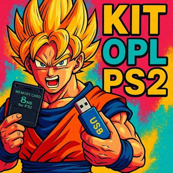 JOGOS EM PENDRIVE DE 64GB PARA PS2