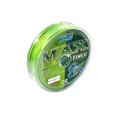 Linha Pesca Multifilamento 8x 100m Maruri Max Force (Escolha Diâmetro) VerdeLimão P/ Isca Artificial