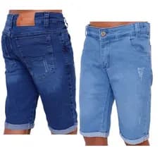 Pacote 3 Bermuda Jeans Masculino Infantil Menino