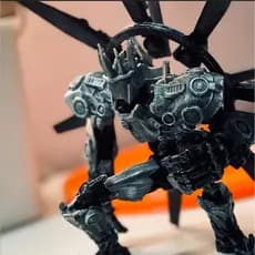 Boneco/Brinquedo Articulado Dummy Serie Mutante Armor (King War) Pintado a Mão