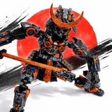 Boneco/Action Figure Articulado Dummy T13 Serie Mutante Armor (Samurai Undead) Pintado a Mão