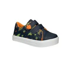 Tenis  Infantil Menino Azul Pata Laranja 20 Ao 34