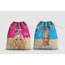 Sacolinha Supresa Para doces Personalizado Barbie/Lembrancinha aniversário Barbie