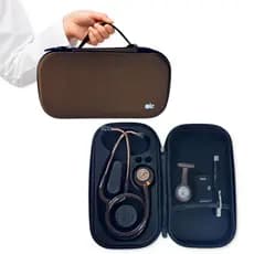 Estojo Case Premium Para Estetoscópio Marrom - Le Medical