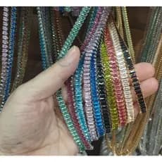 Choker Riviera Fina Colorida Mais Vendido