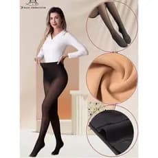 Meia-Calça Translúcida / Fina/ Térmica /Legging / Quente Inverno Feminina Com pé DR02