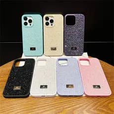 Capa Capinha Pedras Cristalizadas Luxo Para IPhone 12 13 14 15 16 17 normal pro e pro max