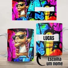 Caneca Personalizada Capivara Capybara Presente Lembrança Cerâmica Porcelana