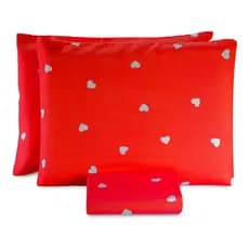 Jogo de Lençol Queen 3 peças Cama Box Algodão/poliéster  Essencialle
