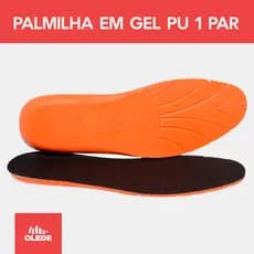 Palmilha em Gel PU 1 Par macia e confortável. Sapatos Tênis Sapatênis Numeração do 35 ao 46.