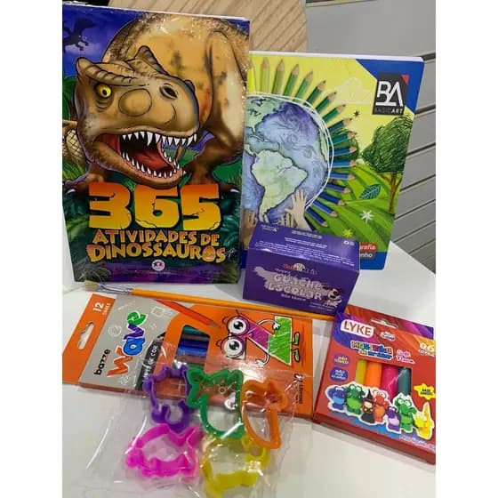 Kit Pintura Férias Criança Pintura Diversão Divertido Colorir Brincar