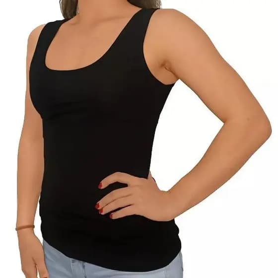 Blusa Regata Alça Larga Básica Verão Promoção Academia Presente