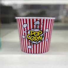 Balde de pipoca kit com 2 peças show pipoca 1,1L cada