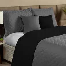 Kit Colcha Cobre Leito Colchão Casal Queen 3 Peças Matelado - Dupla Face