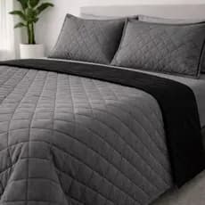 Kit Colcha Cobre Leito Cama Box Casal Padrão Matelado Dupla Face 3 peças Toque Macio e Aconchegante Premium