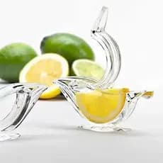 Espremedor De Limão Acrílico Manual Frutas Transparente Máquina Laranja Casa Gadget Cozinha