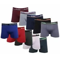 1/3/5/10 Cuecas Boxer Microfibra Somellos Adulto Box Confortável Masculino Premium