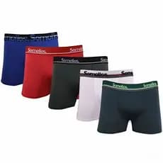 1/2/3/5 Cuecas Boxer Masculina Microfibra Original